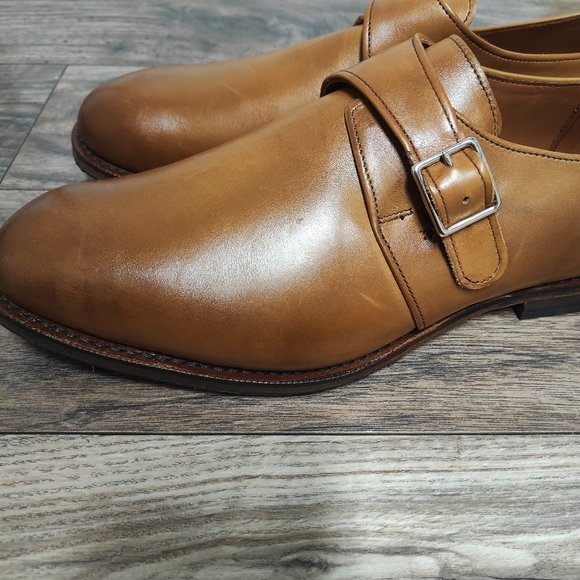 Allen Edmonds Walnut Plymouth Single Monk Strap Dress Shoes Sz 10.5 EEE 2782 main image 5